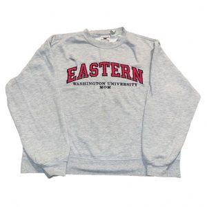 Vintage crew neck eastern Washington university mom